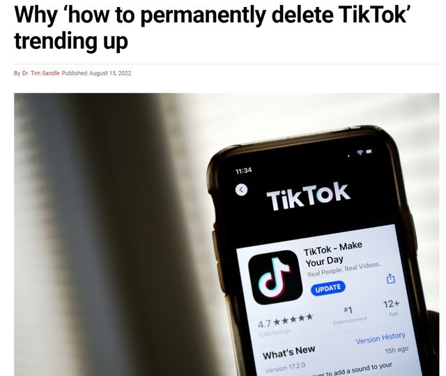 Tiktok怎么看不了